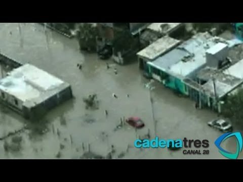 Deja 4 muertos fuerte tromba en Nuevo Laredo, Tamaulipas