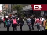 Normalistas marchan y bloquean avenidas en el Centro Histórico del DF/ Comunidad