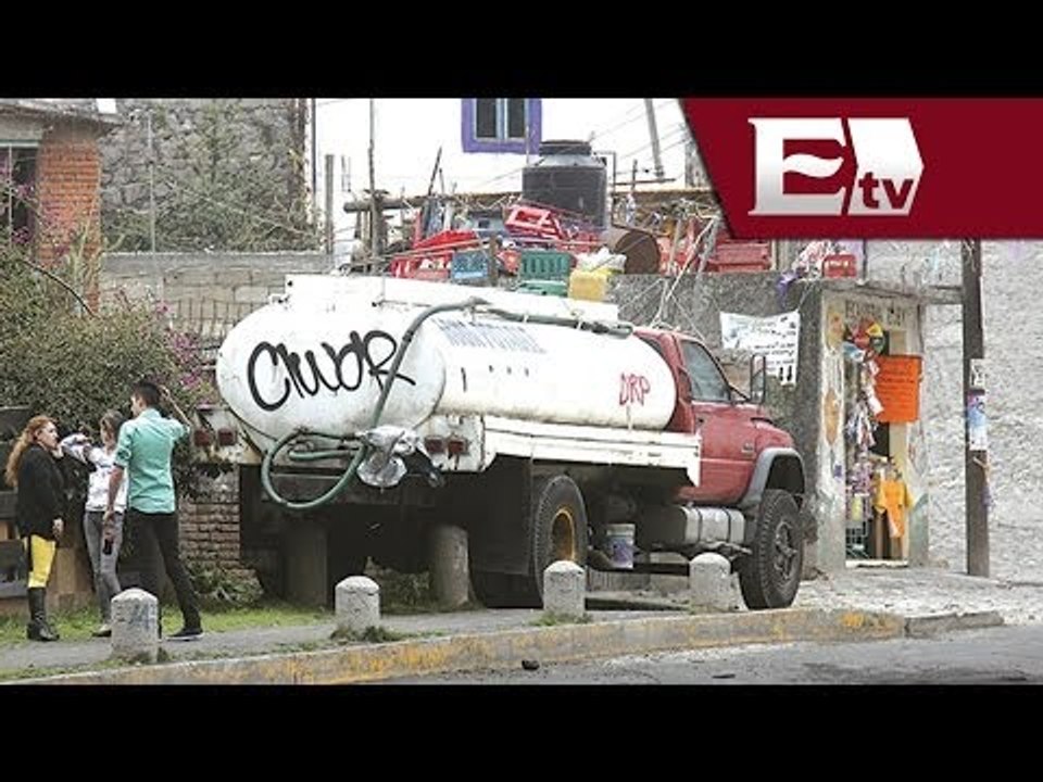 Habilitan 23 pipas para suministrar agua potable en la delegación Álvaro Obregón