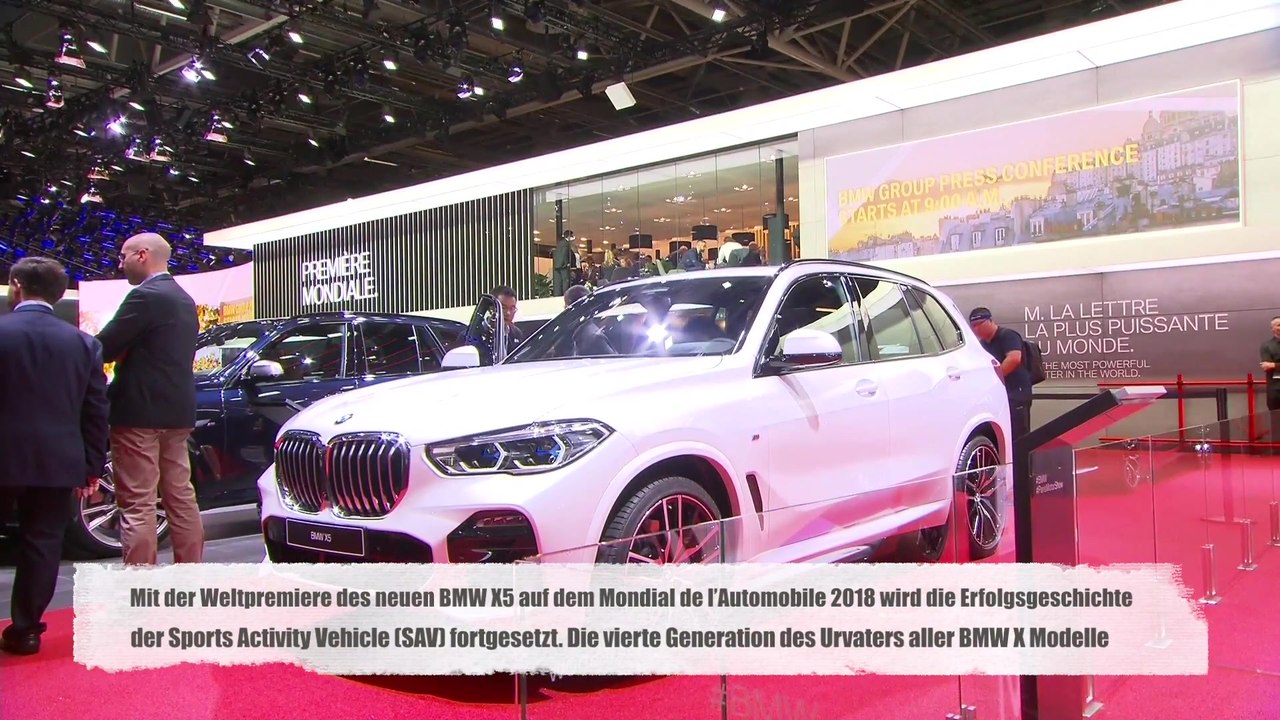 Der neue BMW X5 auf dem Mondial de l’Automobile Paris 2018