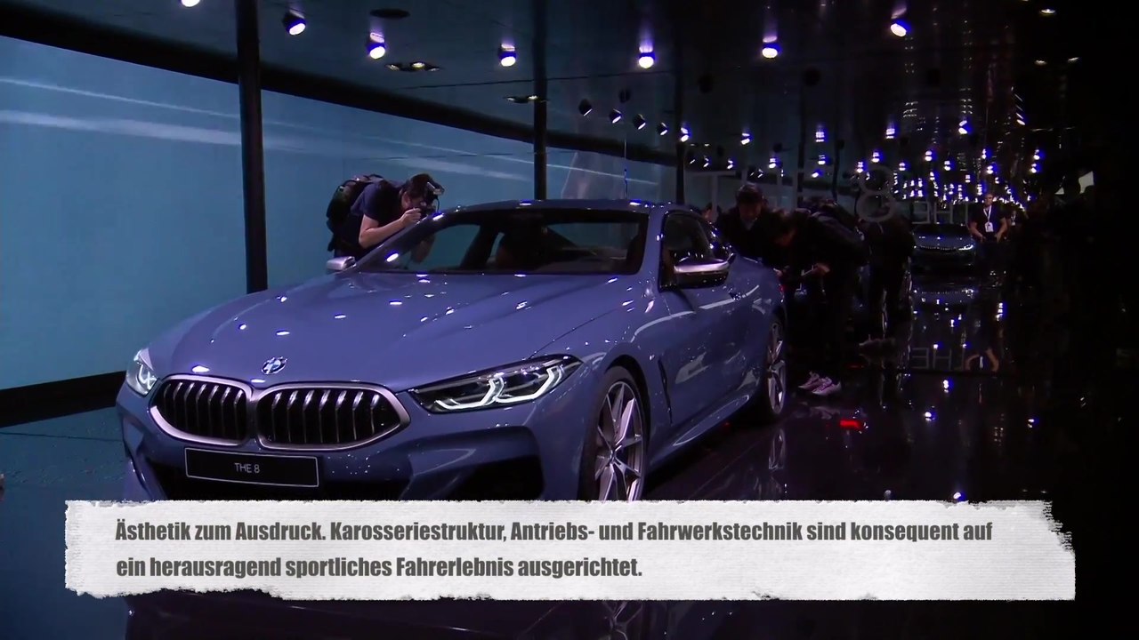 Das neue BMW 8er Coupé auf dem Mondial de l’Automobile Paris 2018