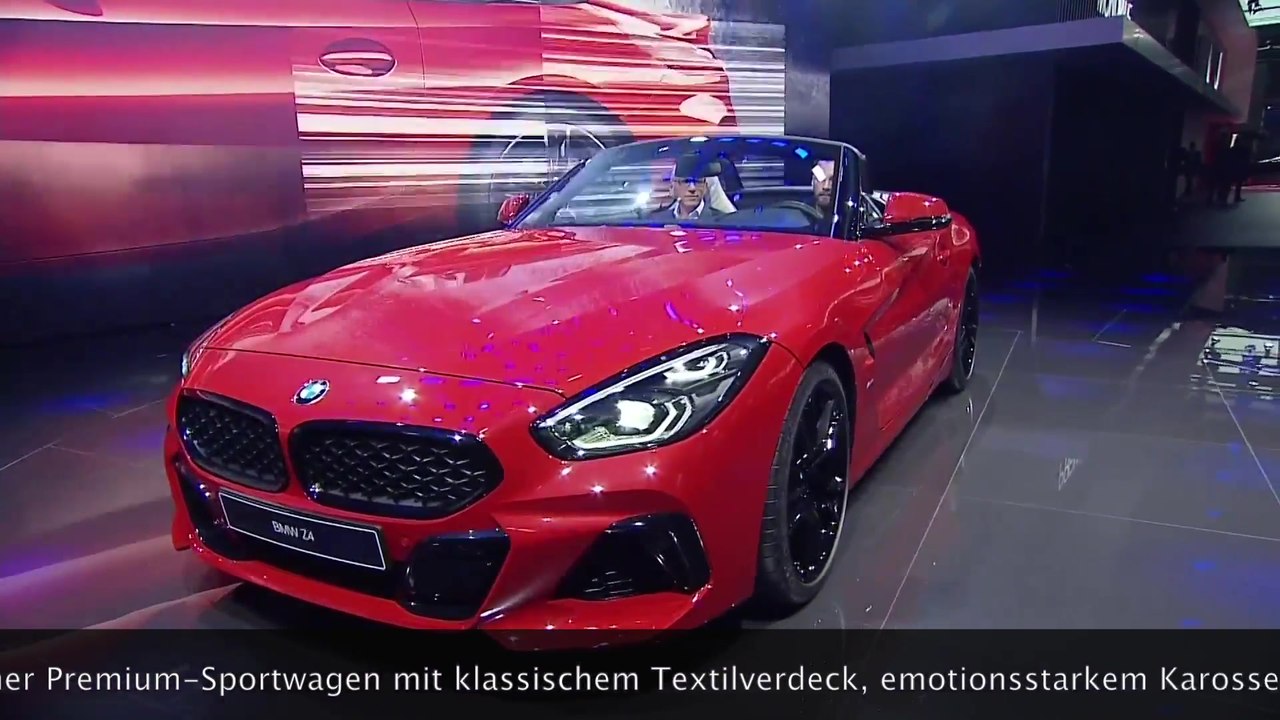 Der neue BMW Z4 Weltpremiere auf dem Mondial de l’Automobile Paris 2018