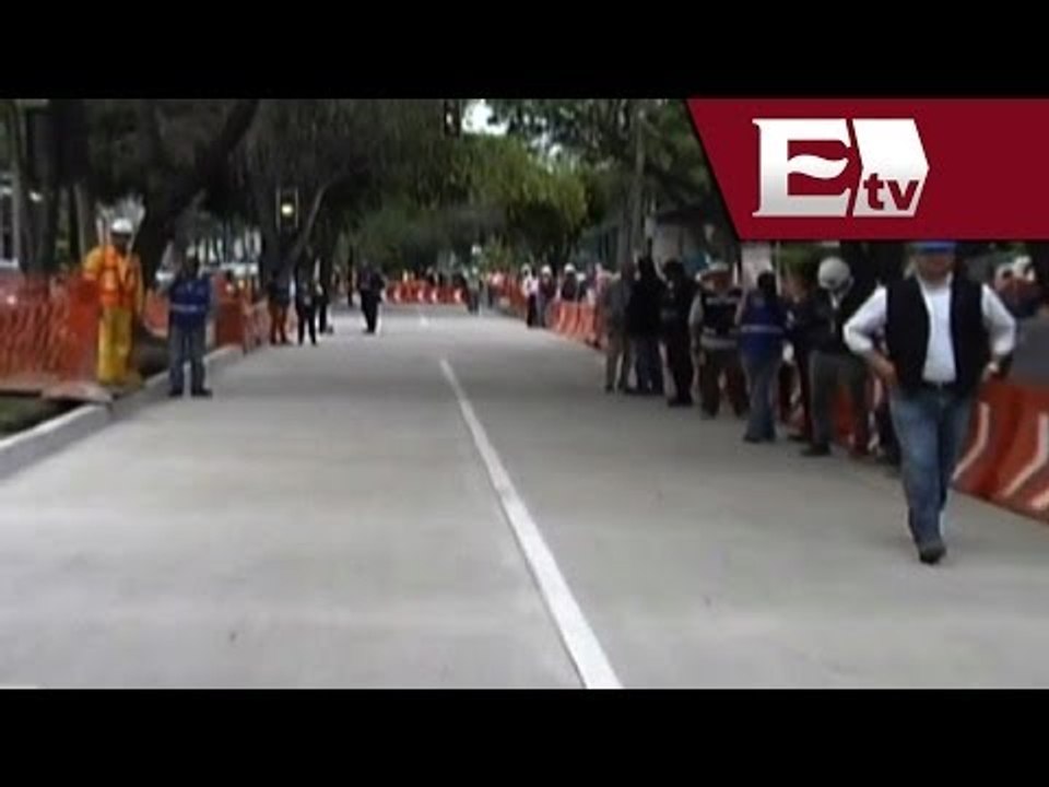Concluye primera etapa de rehabilitación de la avenida Presidente Masaryk/ Comunidad