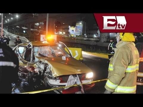 Fallece taxista en Tlalpan al estrellarse contra poste debido al exceso de velocidad/ Comunidad