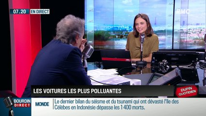 Dupin Quotidien : Le palmarès des voitures les moins et les plus polluantes - 04/10
