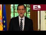 Mariano Rajoy, presidente del gobierno español, anuncia abdicación del rey / Excélsior informa