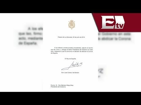 Juan Carlos I abdica al trono; Felipe de Borbón reinará como Felipe VI / Global