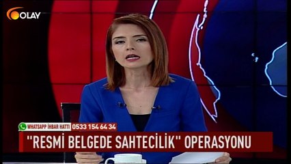''Resmi belgede sahtecilik'' operasyonu