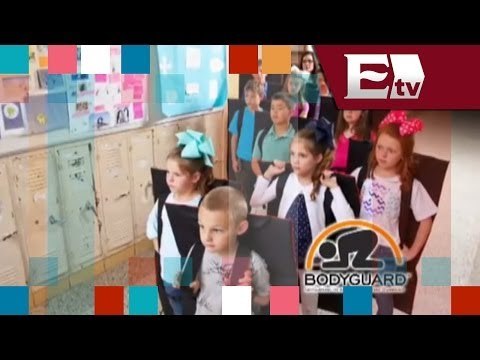Manta blindada para proteger a niños de posibles tiroteos en colegios/ Entre Mujeres