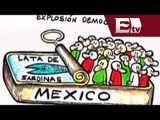 Cartún Pérez: Explosión demográfica en México / Titulares Vianey Esquinca