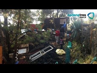 Paracaidista se vuelven a instalan en el Ajusco después de ser desalojados