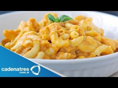 Receta para preparar mac and cheese. Receta de macarrones con queso / Macarrones