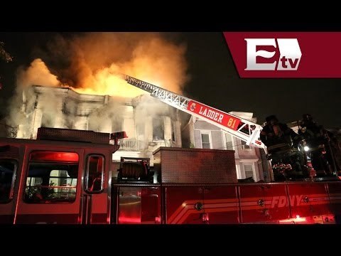 Incendio en tres edificios residenciales de Nueva York deja 29 heridos/ Global