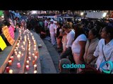 Jóvenes desaparecidos de Tepito reciben oraciones en el Ángel de la Independencia