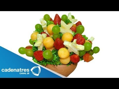 ¿Cómo elaborar unos hermosos arreglos de frutas?. Arreglos de frutas paso a paso