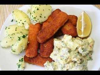 Receta de Deditos de Pescado con Salsa Agridulce