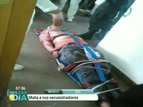 Hombre aprovecha descuido y mata a sus secuestradores