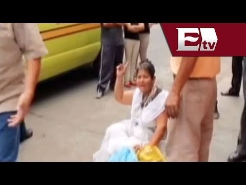 Policía en Morelia agrede a mujer indigente / Andrea Newman