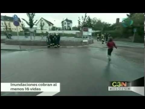 Lluvias en Europa cobran 16 vidas y continúan amenazando ciudades