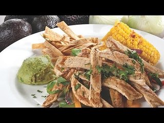 Receta para preparar fajitas de carne con pico de gallo. Recetas de fajitas / Fajitas de pollo
