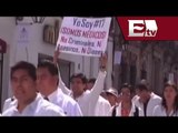 Médicos de Morelia se unen a la marcha #Yosoy17 en apoyo 16 colegas detenidos en Jalisco