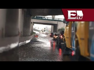 Lluvias dejan afectadas 120 vialidades de la Ciudad de México / Vianey Esquinca