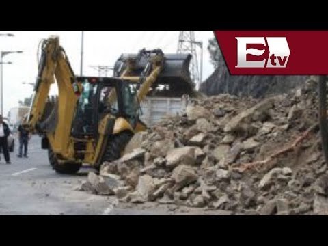 Se registra deslave por lluvias en la Autopista México-Pachuca / Excélsior informa