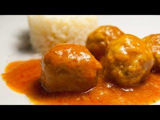 Receta para preparar albóndigas al chipotle. Receta de albóndigas / Albóndigas receta