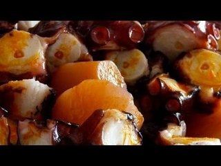 Receta para preparar barbacoa de pulpo /  BBQ recipe for octopus