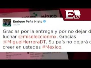 Enrique Peña Nieto felicita a la Selección Mexicana por su participación en el Mundial 2014