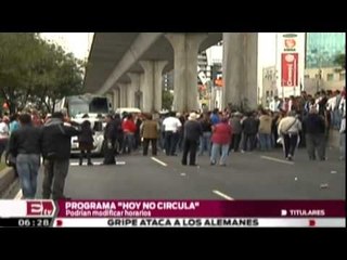 Podrían modificar horarios del Hoy no circula  / Vianey Esquinca