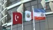 Colocan al revés la bandera mexicana en Turquía