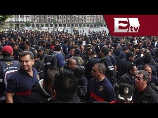 Demandan bomberos capitalinos aumento salarial y mejores equipos de trabajo/ Comunidad