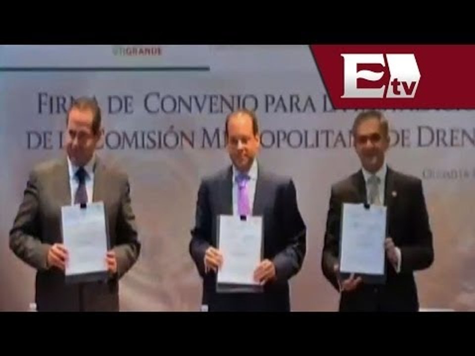 Edomex, DF y Conagua se coordinan frente a lluvias / Vianey Esquinca