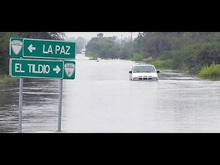 Cae impresionante tromba en Aguascalientes