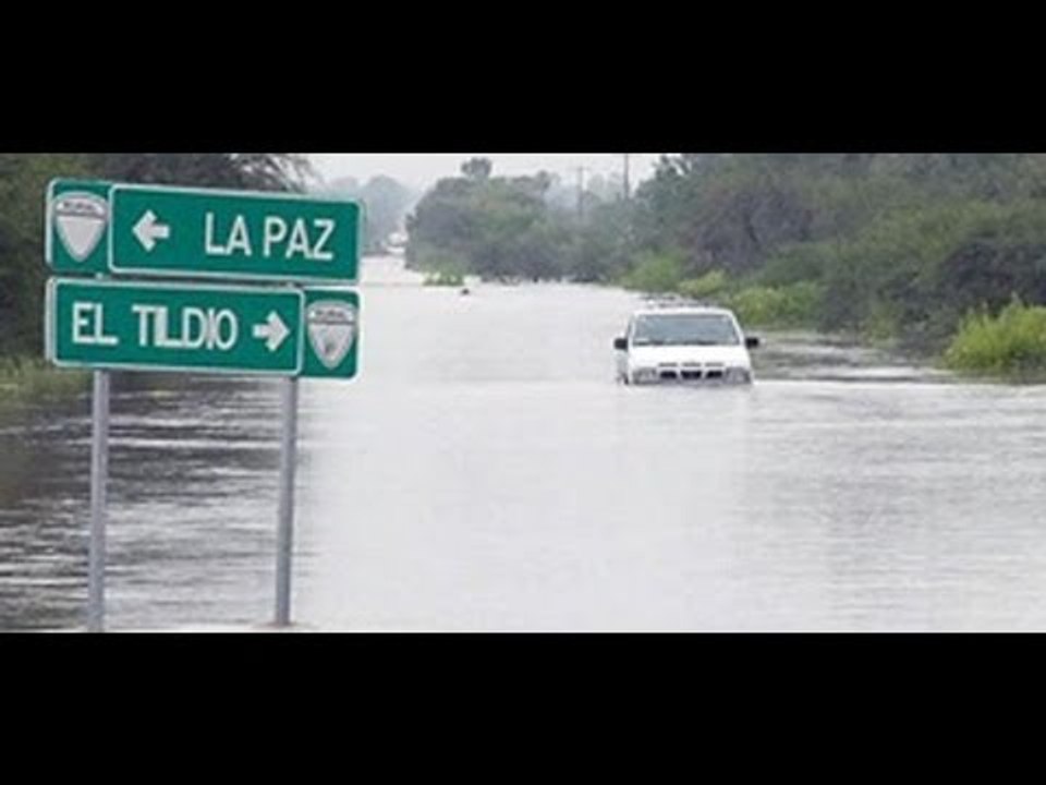 Cae impresionante tromba en Aguascalientes