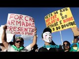 Brasileños inconformes mantienen protestas masivas en 100 ciudades