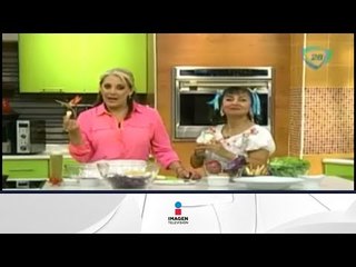 Receta para preparar ensalada  de colores picada. Receta de ensalada