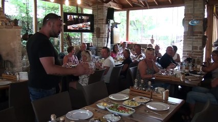 Düğmeli Evler turistlerin gözdesi oldu