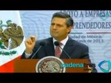 Peña Nieto ofrece inversión de 9 mil mdp en apoyo a Mipymes