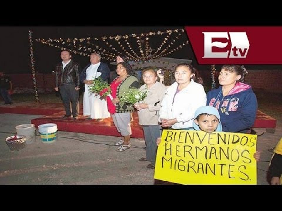 Caravana en Chiapas por derechos de niños migra...