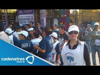 Reparten volantes por jóvenes desaparicidos del bar Heaven en Tepito