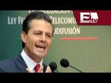 El presidente Peña Nieto promulgó la ley de Telecomunicaciones / Excélsior Informa