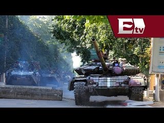 Ejército ucraniano sitia las ciudades de Donetsk y Lugansk/ Global
