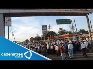 Secretario de gobierno de Sonora se reúne con inconformes que bloquean a carretera México-