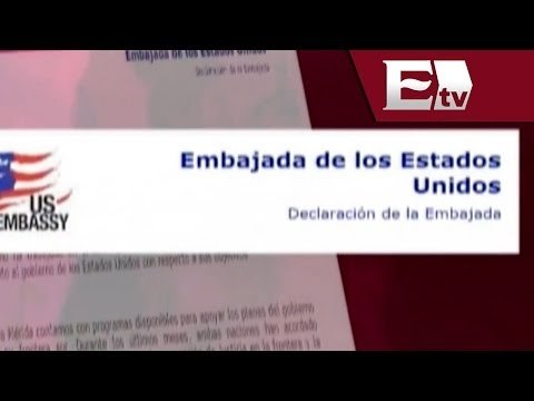 Embajada de EU da la bienvenida a la estrategia Frontera Sur / Excélsior Informa