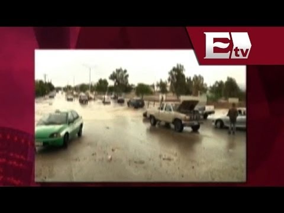 Lluvias provocan severos daños en Baja California Sur / Vianey Esquinca