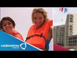 Choca paracaídas contra edificio y se mantienen en estado crítico ( VIDEO)