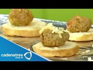 Receta de hamburguesas de albondiguitas