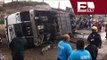 Volcadura de autobús deja 21 lesionados en autopista México-Puebla / Todo México